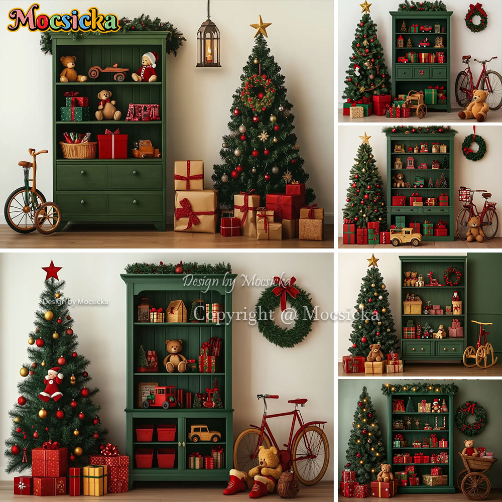 Toys Background For Kids - Mocsicka vert cadeau de noël étagère
