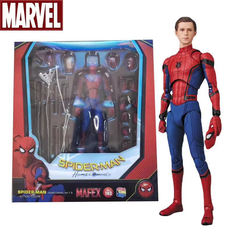 Kids Toys Latest - Figurine d'action Mafex 103 Spider-Man, édition
