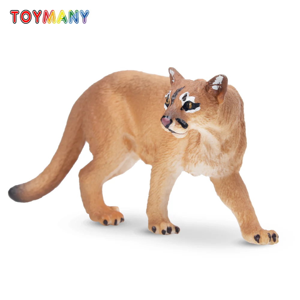 Kids Toys Latest - Toymany Simulation Cougar faune modèle Animal