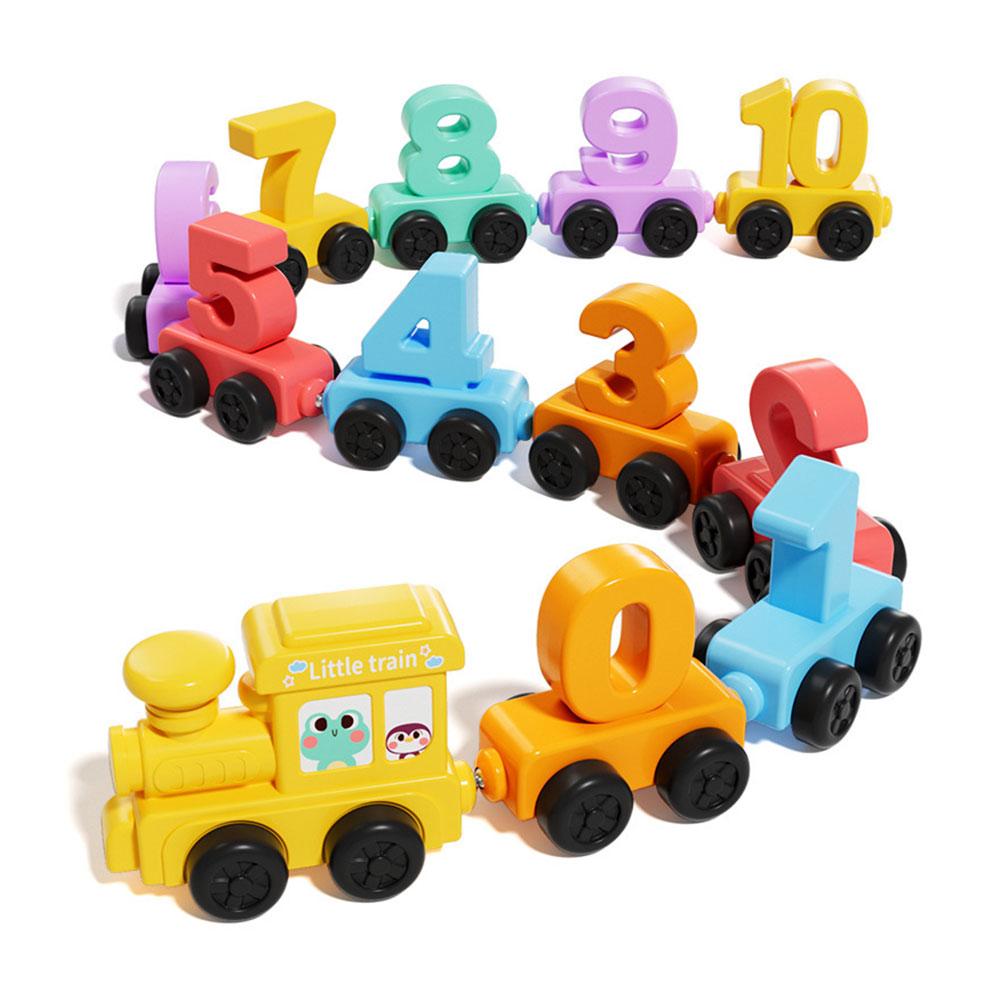 Kids Toys Learning - Jouet éducatif Montessori, train en bois