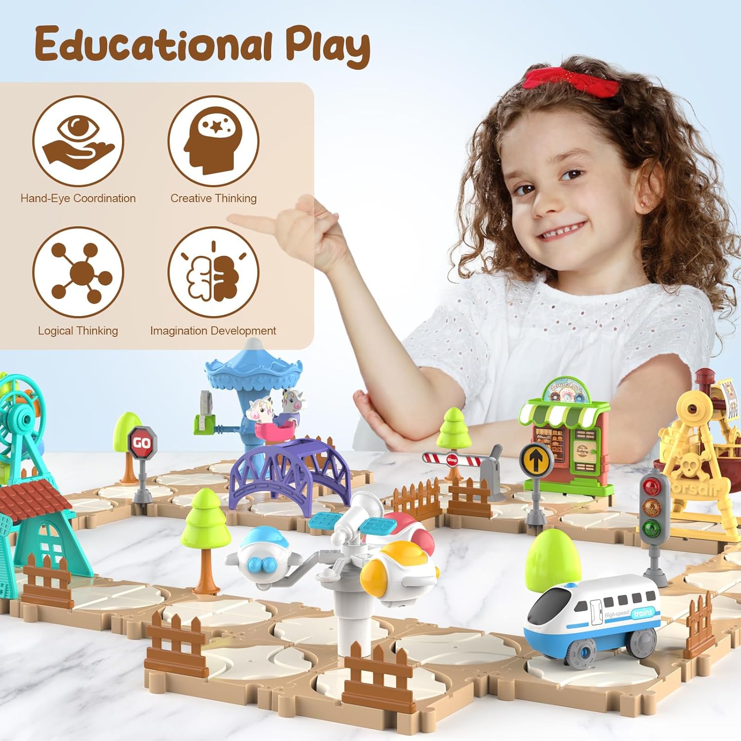 Kit de circuit de voitures à a - Kids Toys Learning avis et prix