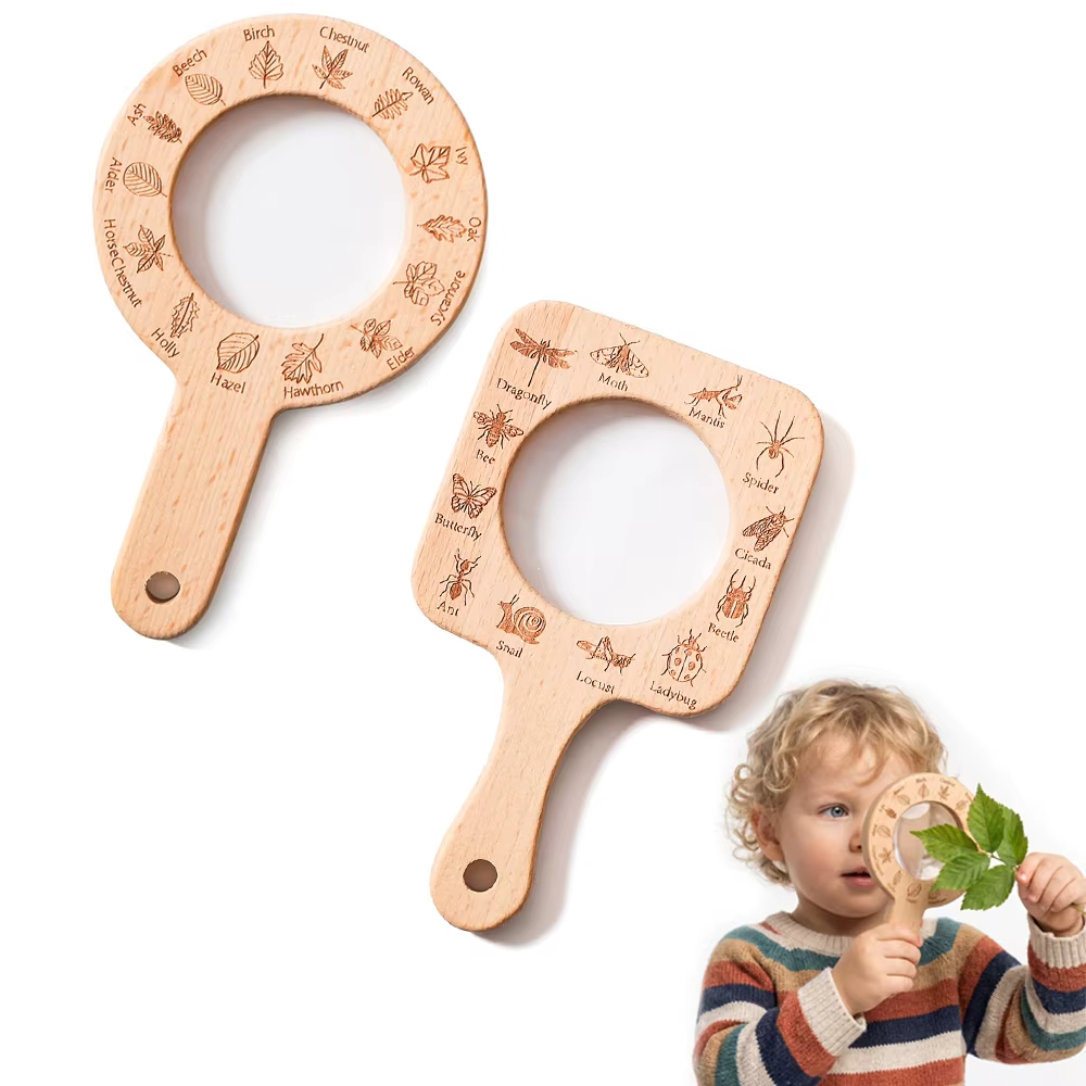 Loupe en bois pour enfants, ob - Kids Toys Learning avis et prix