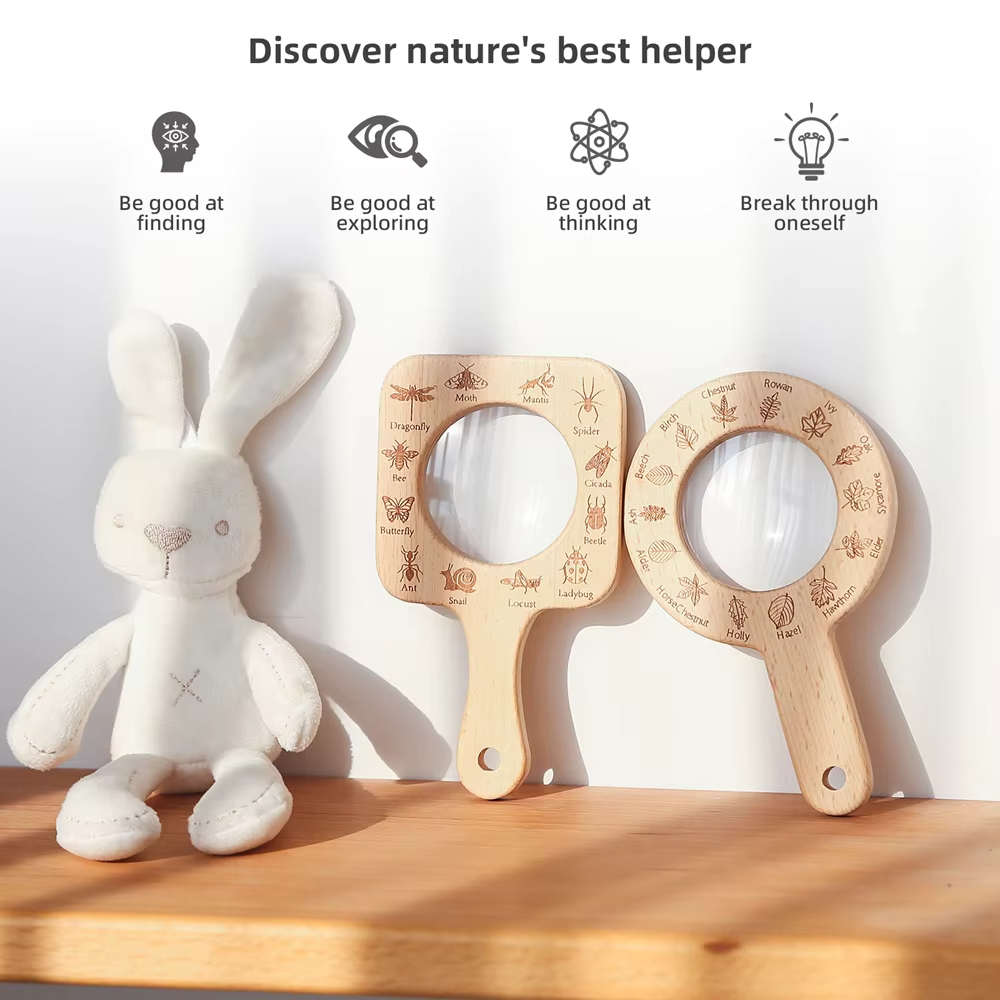 Loupe en bois pour enfants, ob - Kids Toys Learning avis et prix