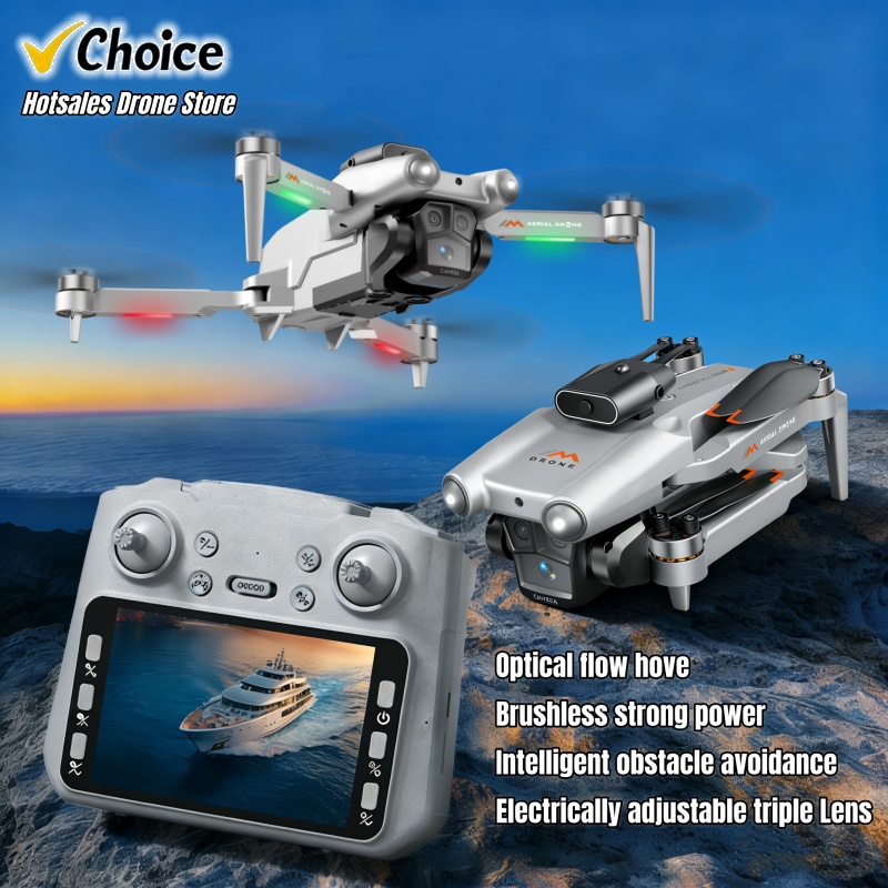 Drone M6 8K, Triple objectif H - Kids Toys Quad avis et prix