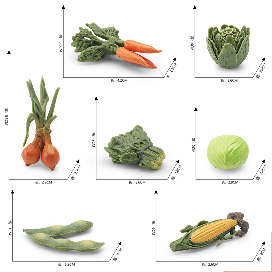 Figurines de légumes réalistes - Kids Toys Learning avis et prix