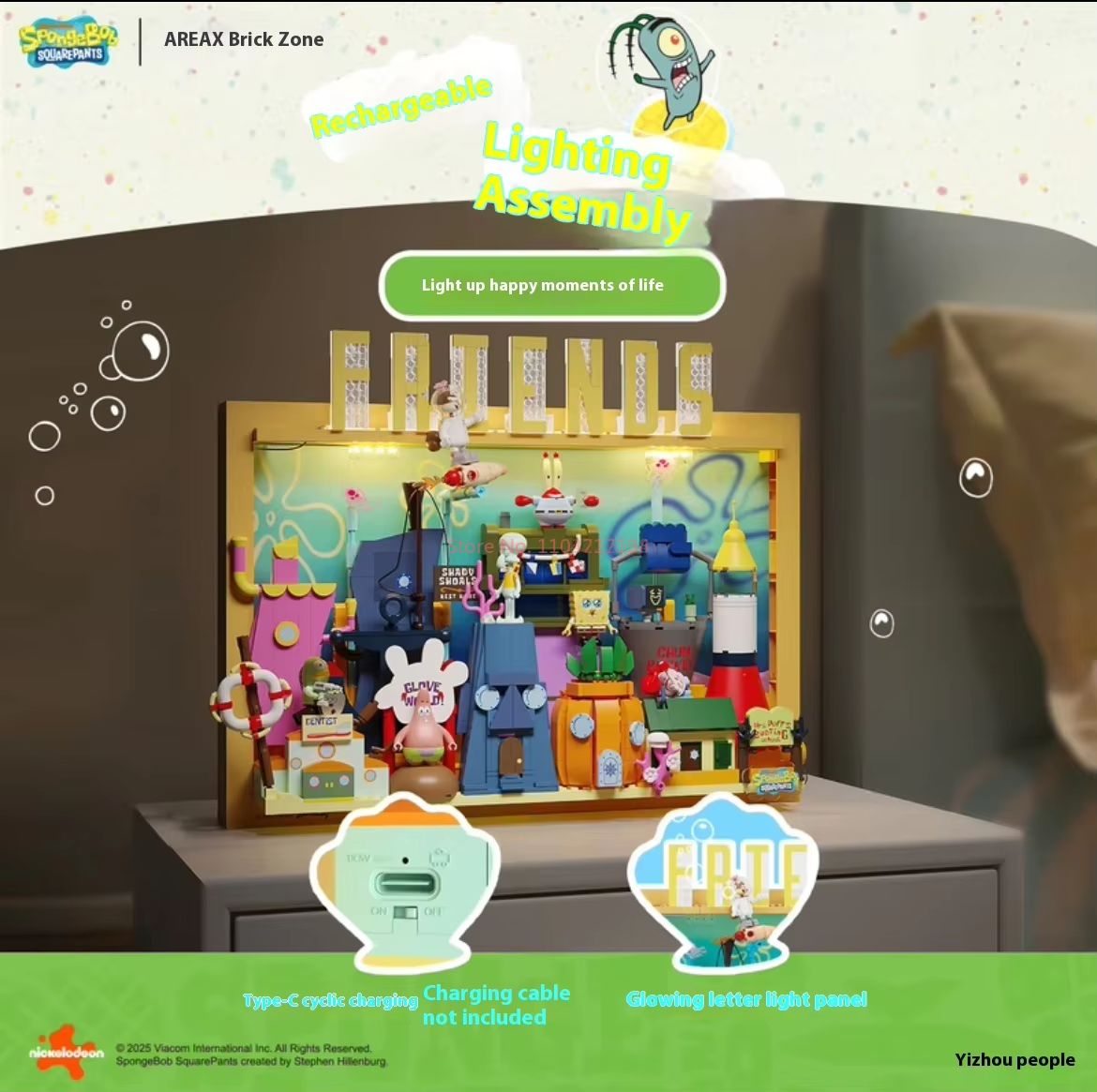 Zone officielle-X Bob l'éponge - Kids Toys Box avis et prix